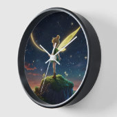 Magischer Feenmond Wanduhr (Winkel)