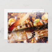 magischer festlicher Feiertag des Feiertagspostkarte (Vorne/Hinten)