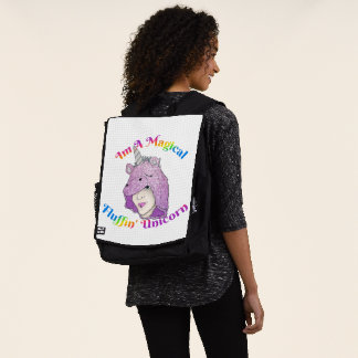 Magischer Fluffin Einhorn-Rucksack Rucksack