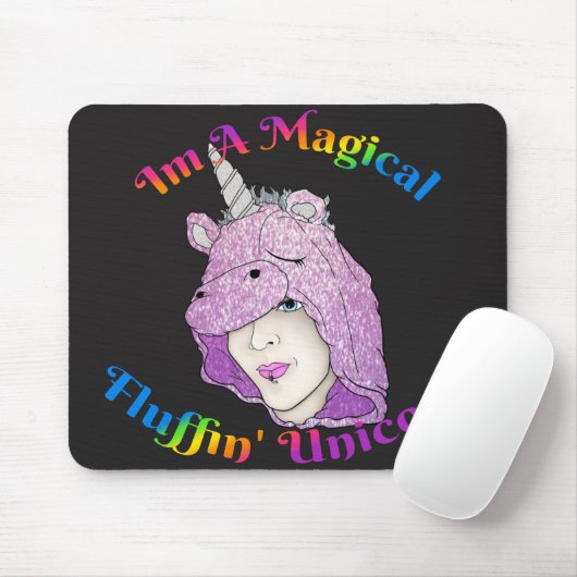 Magischer Fluffin Unicorn Mousepad (Mit Mouse)