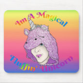 Magischer Fluffin Unicorn Mousepad (Vorne)