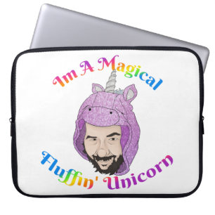 Magischer Fluffin Unicorn Neopren Laptop-Sieb Laptopschutzhülle