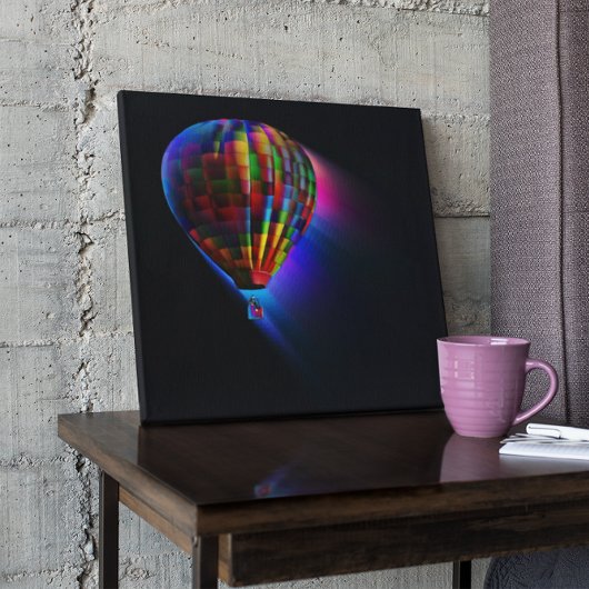 Magischer Flug Abstrakter Traum Digitale Kunst Leinwanddruck