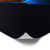 Magischer Flug Abstrakter Traum Digitale Kunst Poster (Ecke)