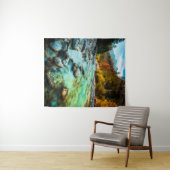 Magischer Fluss im Herbstwald Wandteppich (Beispiel (Horizontal))