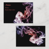 Magischer Fluss- Rauch-Visitenkarte Visitenkarte (Vorne/Hinten)