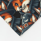 Magischer Fox - Zauberfantasy Fleecedecke (Ecke)
