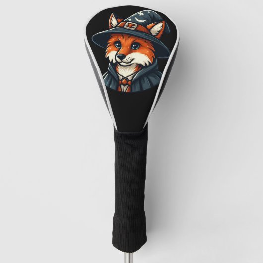 Magischer Fox - Zauberfantasy Golf Headcover (Vorderseite)