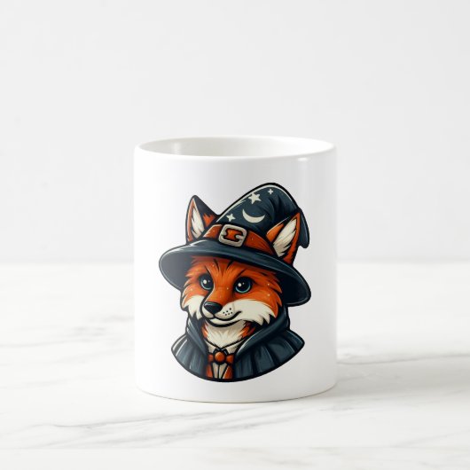 Magischer Fox - Zauberfantasy Kaffeetasse (Mittel)