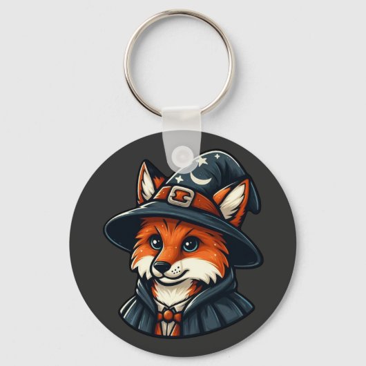 Magischer Fox - Zauberfantasy Schlüsselanhänger (Vorderseite)