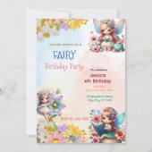 Magischer Friseur: Bezaubernde Einladung zum Gebur (Vorderseite)