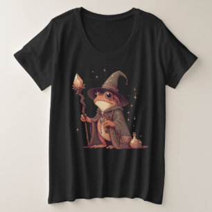 Magischer Froschassistent Große Größe T-Shirt