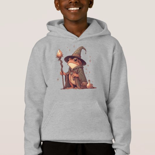 Magischer Froschassistent Hoodie (Vorderseite)