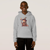 Magischer Froschassistent Hoodie (Vorne ganz)