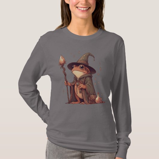 Magischer Froschassistent T-Shirt (Vorderseite)