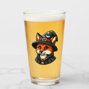 Magischer Fuchs - Fantasy-Zauberer Glas