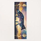 Magischer Fuchs unter den Sternen Yoga Matten (Vorderseite)