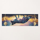 Magischer Fuchs unter den Sternen Yoga Matten (Vorderseite (Horizontal))