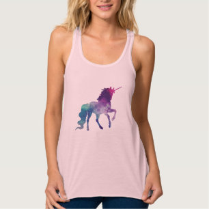 Magischer funkelnd tänzelnder Unicorn Tank Top