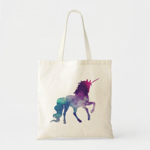 Magischer funkelnd tänzelnder Unicorn Tragetasche