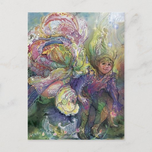 Magischer Garten*** Postkarte (Vorderseite)