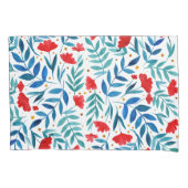 Magischer Garten - rot und türkis Kissenbezug (Vorderseite)