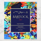 Magischer Garten Weinetikett (Einzelnes Label)