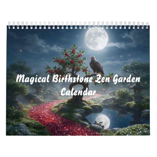 Magischer Geburtsstein-Zengarten Kalender (Titelbild)