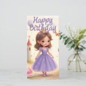 Magischer Geburtstag in einer Märchenwelt (Stehend Vorderseite)