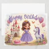 Magischer Geburtstag in einer Märchenwelt (Vorne/Hinten)