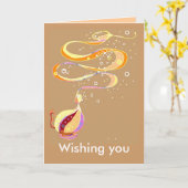 Magischer Geburtstag Karte (Gelbe Blume)