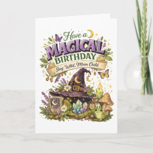 Magischer Geburtstag Karte