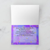 Magischer Geburtstag Karte (Innenseite)