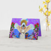 Magischer Geburtstag Karte (Gelbe Blume)