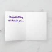 Magischer Geburtstag Karte (Innenseite)