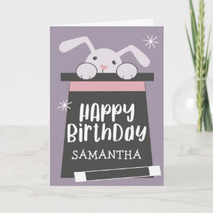 Magischer Geburtstag Magier Kinder glücklich Gebur Karte