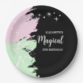 Magischer Geburtstag Pappteller (Vorderseite)