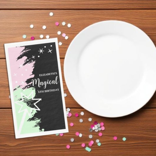 Magischer Geburtstag Serviette