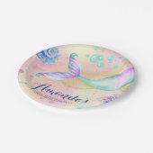 Magischer Geburtstag unter dem Meer Pappteller (Schrägansicht)