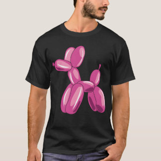 Magischer Geburtstags-Ballon-Tier-Hund Mädchen T-Shirt