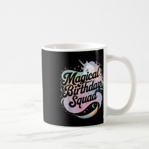 Magischer Geburtstagskolade Unicorn Party Spaß Kaffeetasse