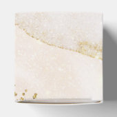 Magischer Glitzer Abstrakt Baby Shooting Monogram Geschenkschachtel (Oben)