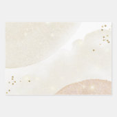 Magischer Glitzer Abstrakt Babydusche Geschenkpapier Set (Vorderseite 2)