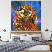 Magischer Goldener Star Leinwanddruck (Insitu (Schlafzimmer))
