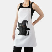 Magischer Halloween Cat Classic T - Shirt Schürze (InSitu)