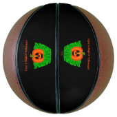 Magischer Halloween Kürbis Basketball (Vertikal)