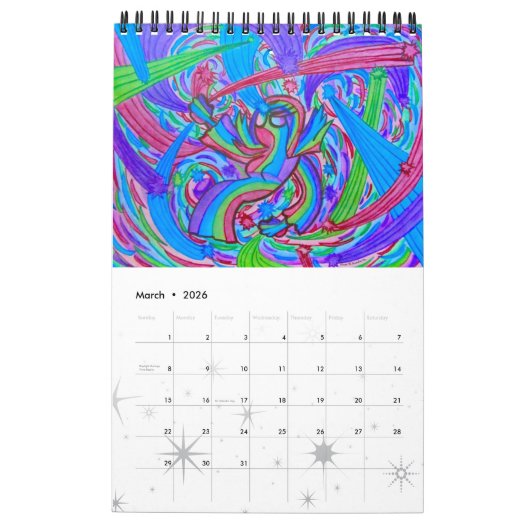 Magischer Hamster 2017 Kalender (Mär 2026)