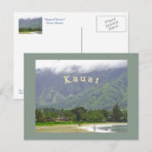 "MAGISCHER HANALEI" (KAUAI) POSTKARTE (Vorne/Hinten)