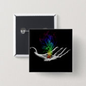 Magischer Handknopf Button (Vorne & Hinten)