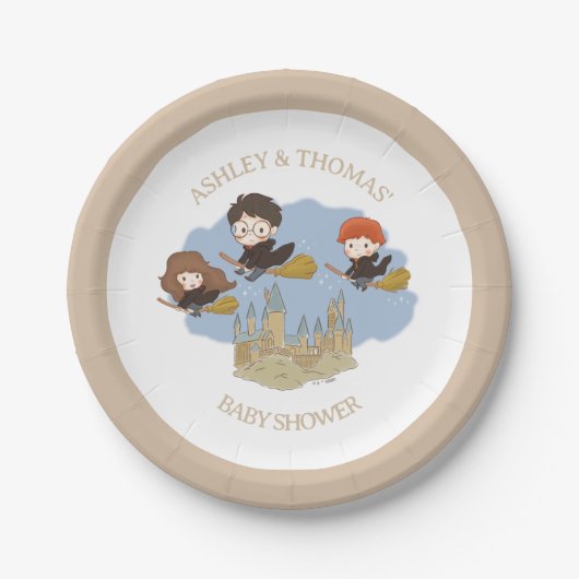 Magischer Harry Potter und Hogwarts-Baby-Party Pappteller (Vorderseite)